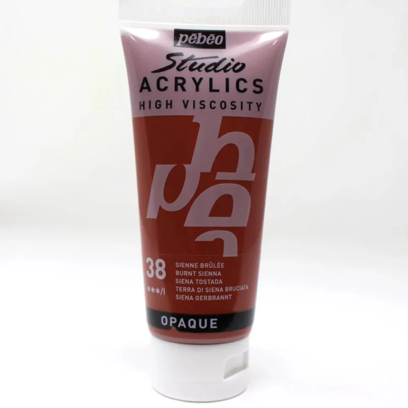 ACRILICO FINO STUDIO 100 ML SIENA TOSTADA Nº38