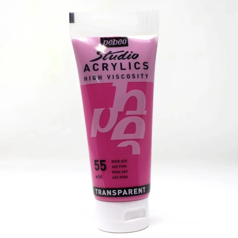 ACRILICO FINO STUDIO 100 ML ROSA AZO Nº55