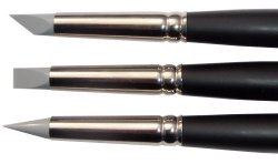 Pinceles de goma y especiales