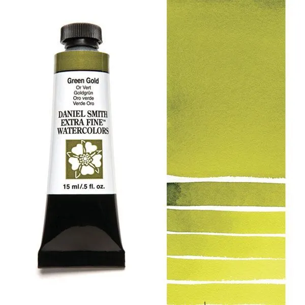 Daniel Smith acuarela extra fina tubo 15 ml Green Gold