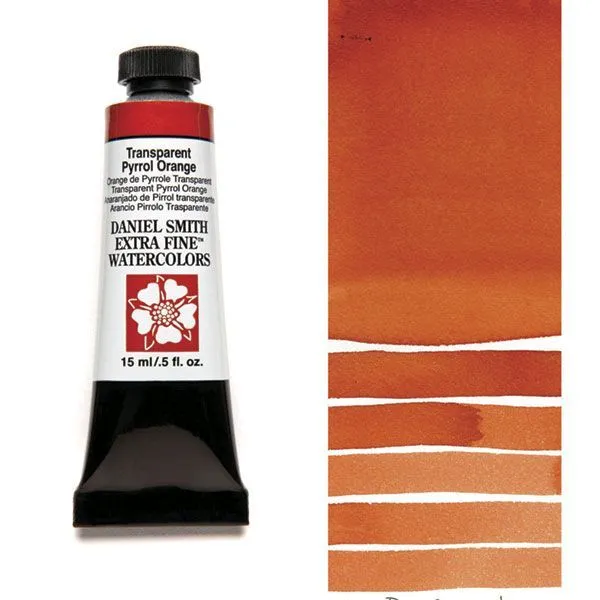 Daniel Smith acuarela extra fina tubo 15 ml Transparent Pyrrol Orange