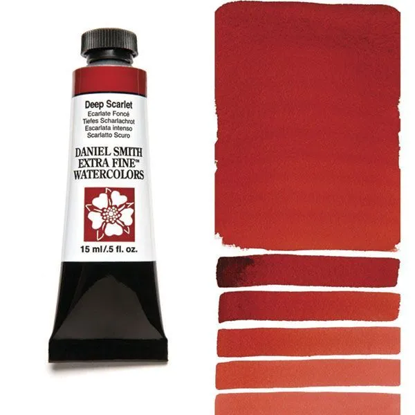 Daniel Smith acuarela extra fina tubo 15 ml Deep Scarlet