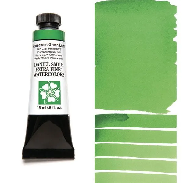 Daniel Smith acuarela extra fina tubo 15 ml Permanent Green Light